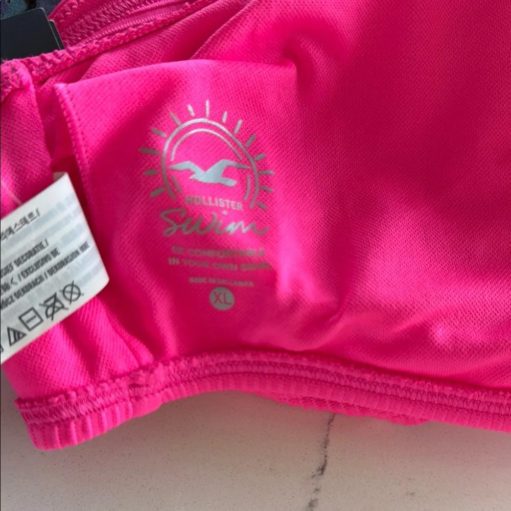 Hollister Pink Sleeveless Crop Top with Cut Out - Picture 8 of 11